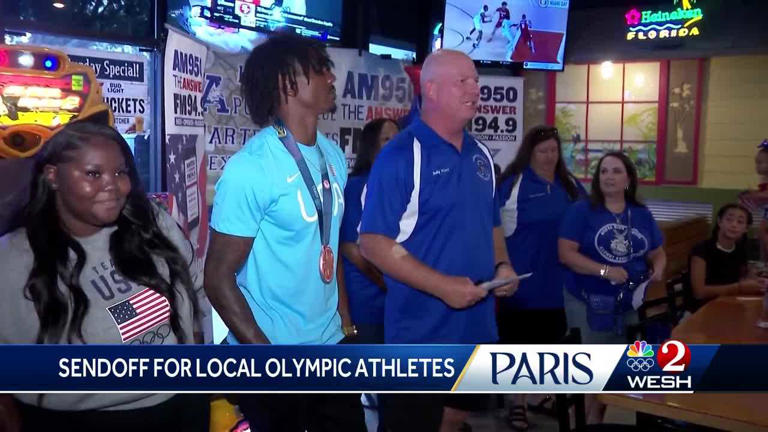 2 Apopka High School alums headed to Summer Olympic Games receive community support